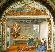 Domenico Ghirlandaio Announcement of Death to Saint Fina Spain oil painting reproduction